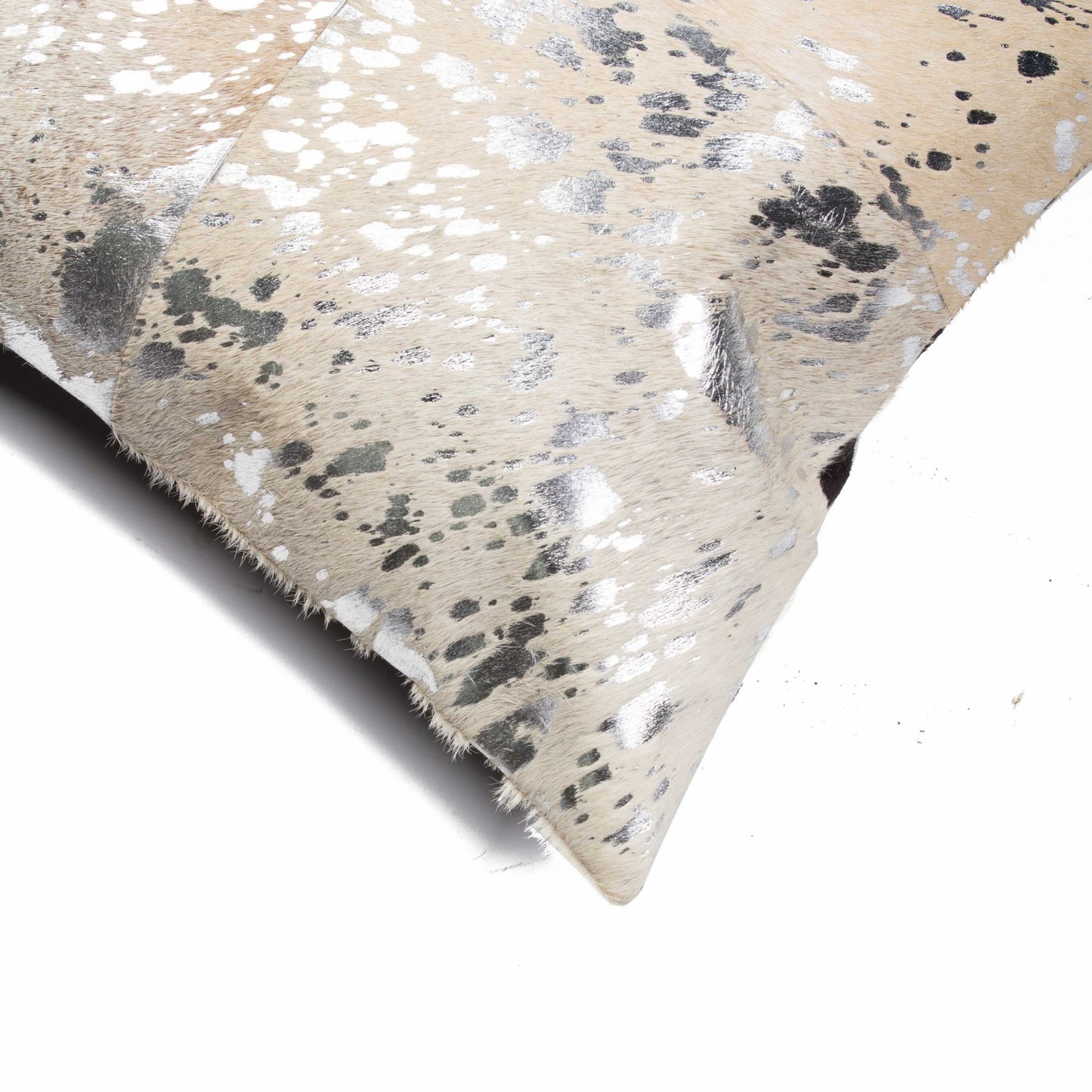 18" X 18" X 5" Silver And Gray Quattro Pillow 2 Pack