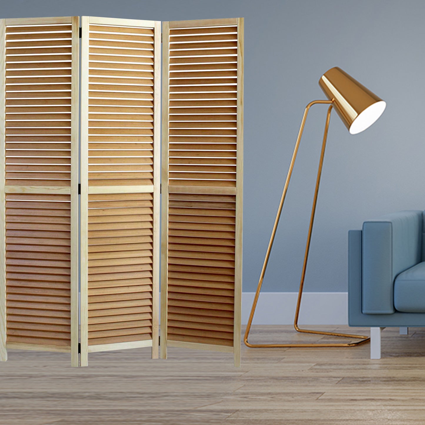 47 X 67 Natural Wood Screen