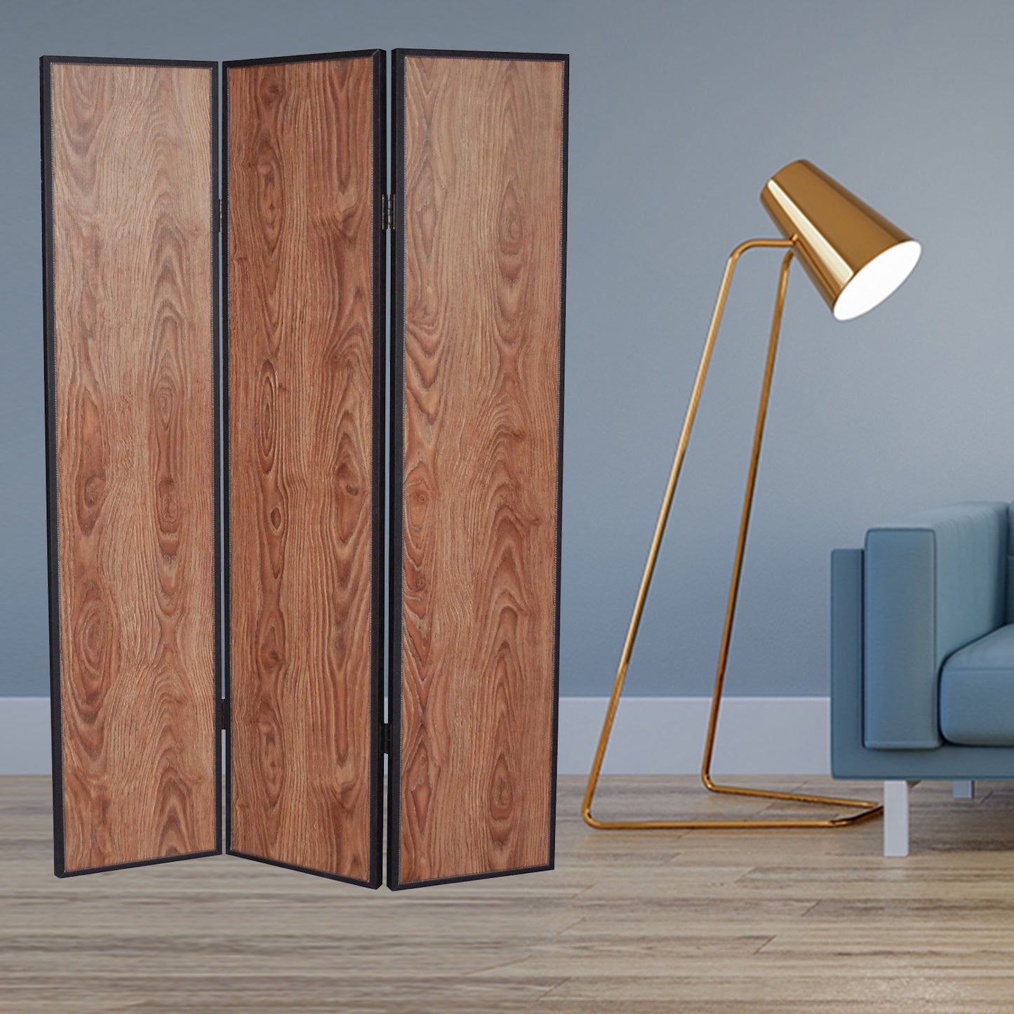 47 X 71 Brown Wood Screen