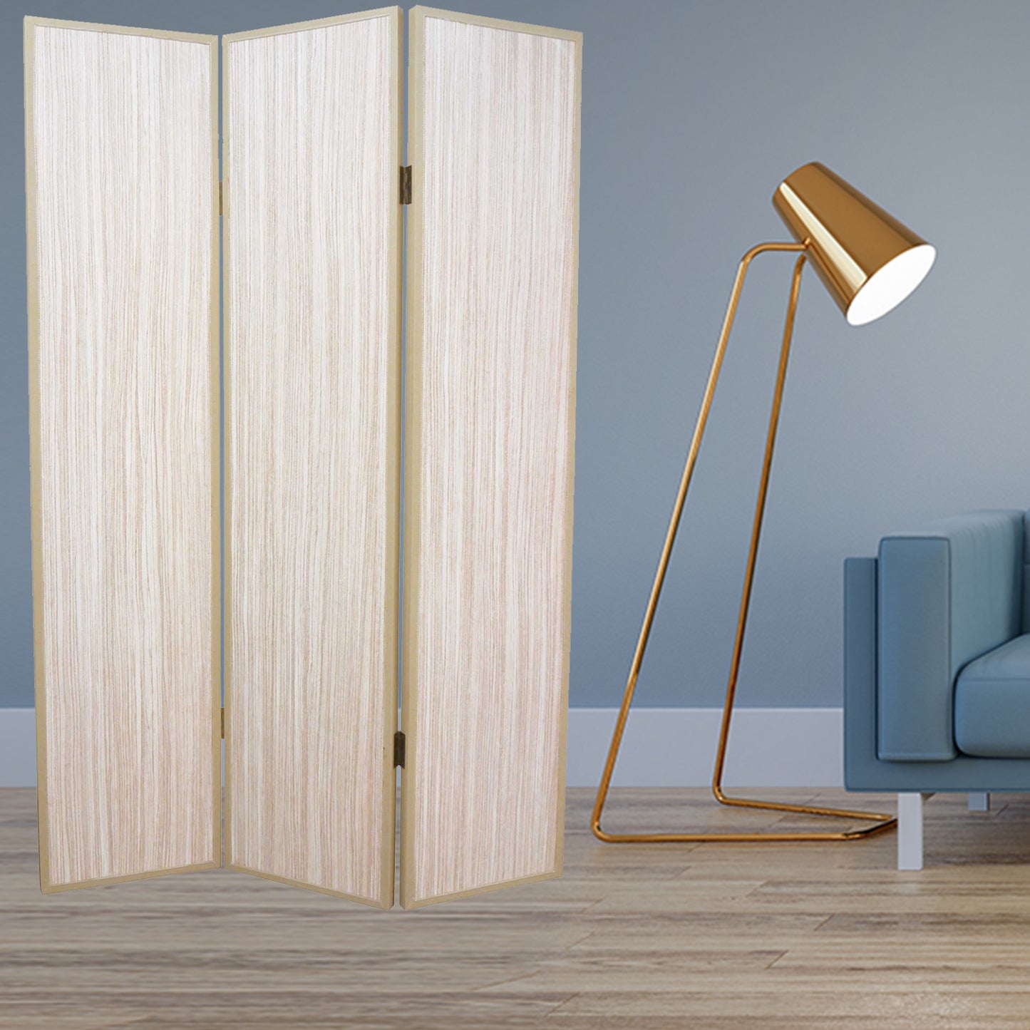 47 X 71 Beige Wood Screen