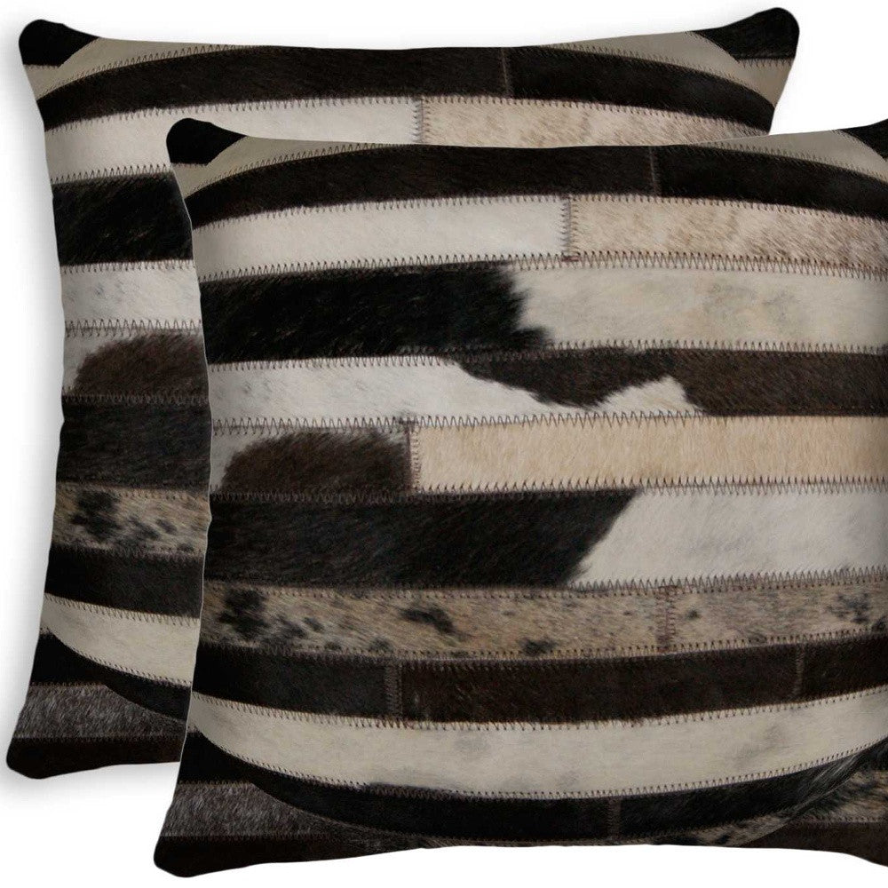 18" X 18" X 5" Tricolor Pillow 2 Pack