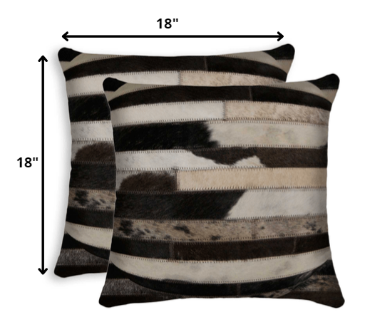 18" X 18" X 5" Tricolor Pillow 2 Pack