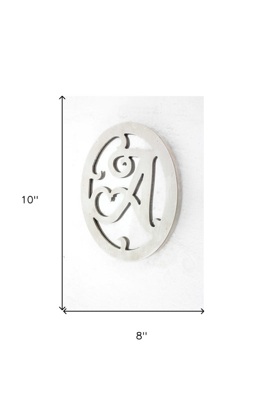 10" X 8" X 1" White, Cottage Style, Wall Decor - Letter A