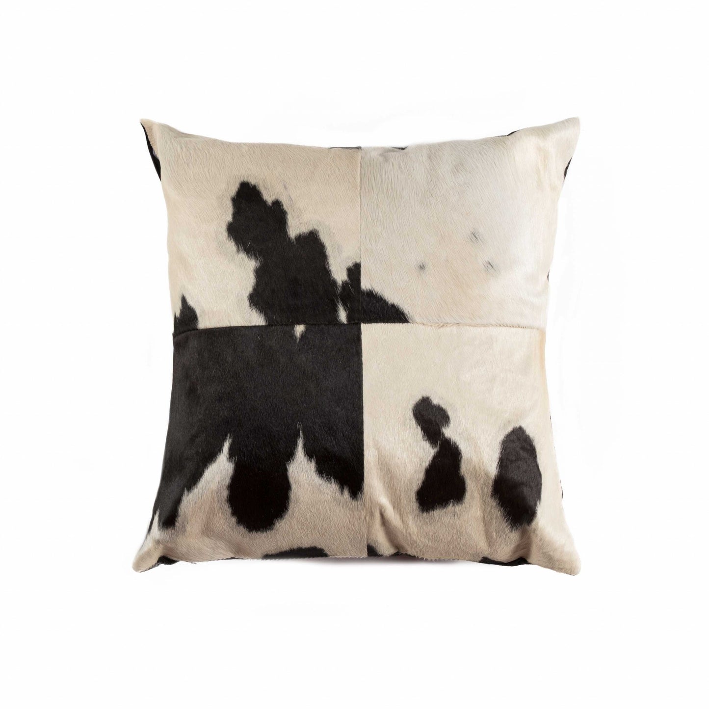 18" X 18" X 5" Black And White Quattro Pillow