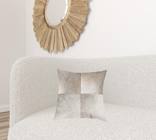 18" X 18" X 5" Gray Quattro Pillow