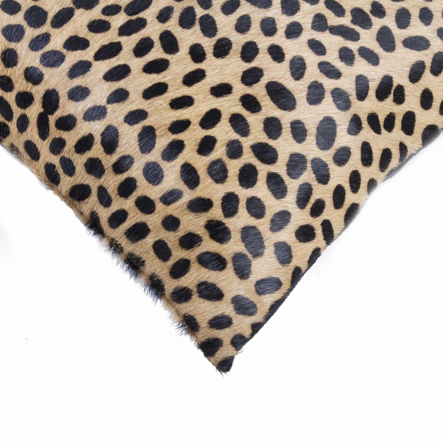 12" X 20" X 5" Cheetah Cowhide Pillow