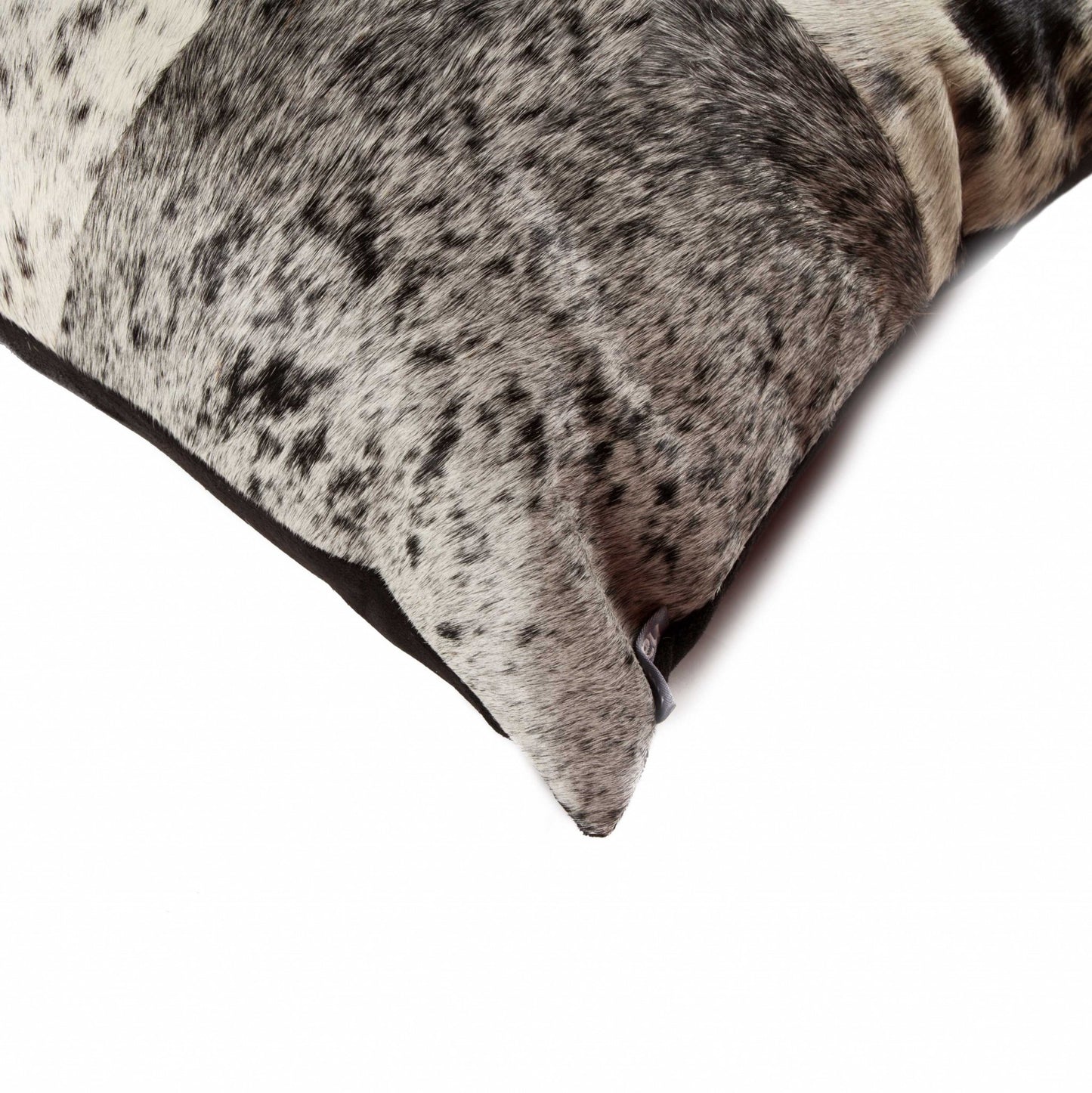 18" X 18" X 5" Brilliant White Torino Kobe Cowhide Pillow