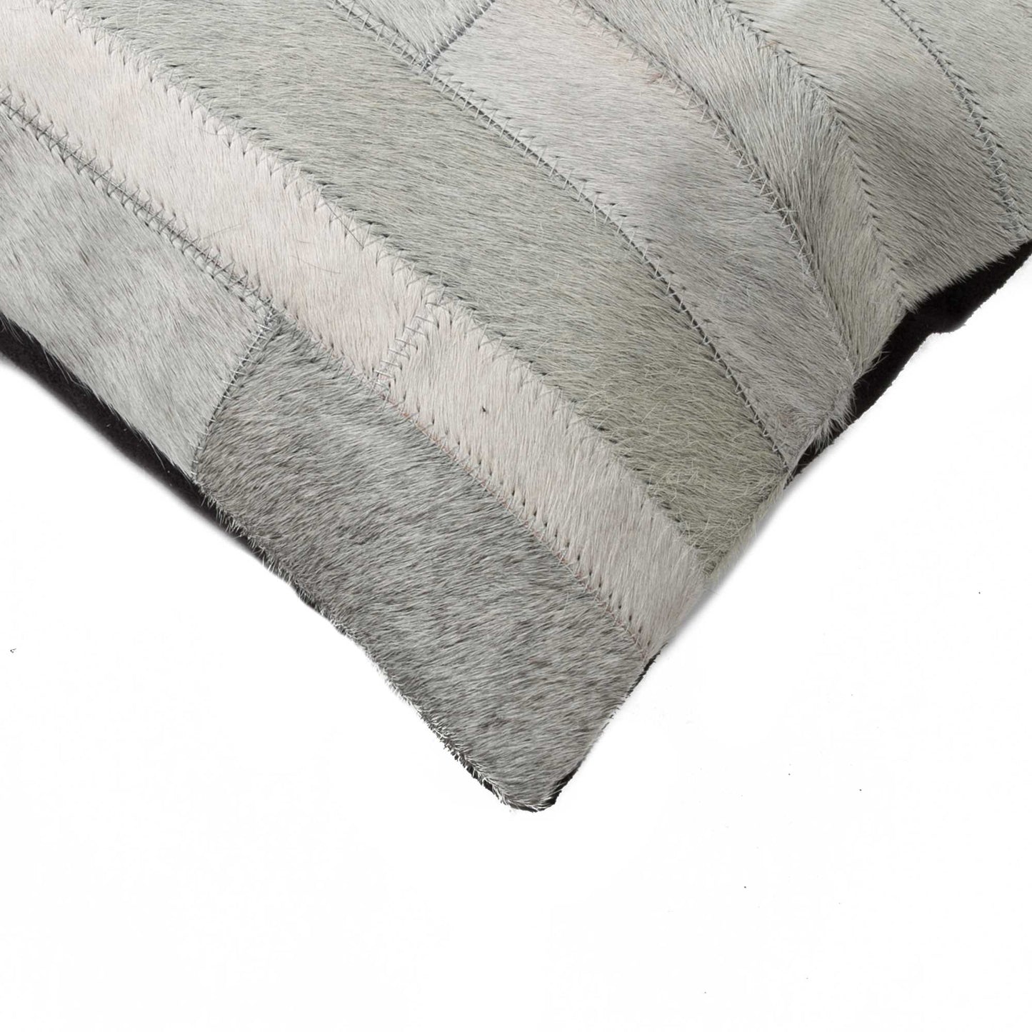 12" X 20" X 5" Gray Pillow