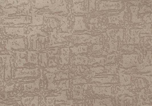 18" X 18" Taupe Velvet Polyester Mosaic Zippered Pillow