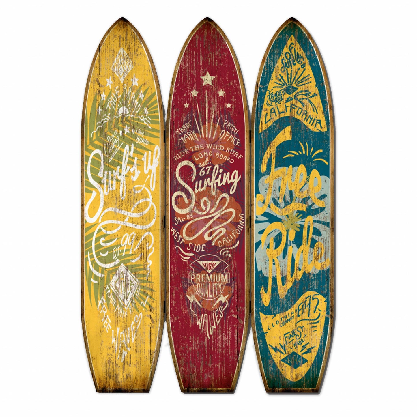 47 X 1 X 71 Multicolor Wood Endless Summer Screen