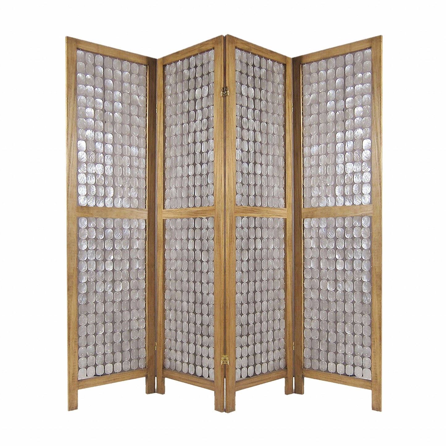 84 X 1.5 X 84 Clear Capiz Shell Screen