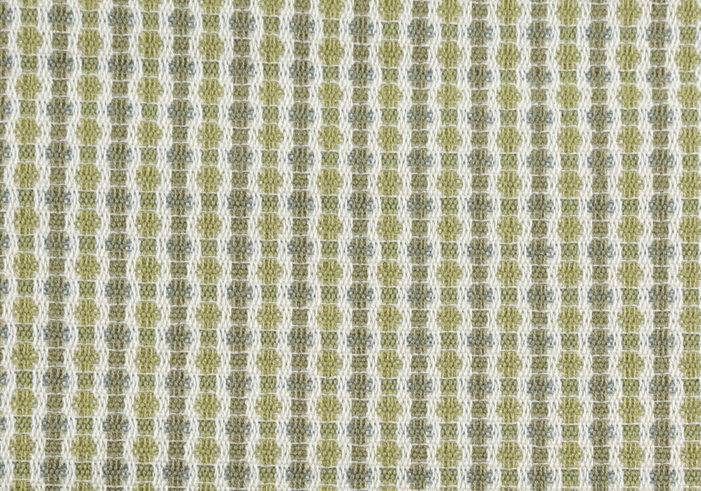 18" X 18" Green and White Polyester Striped Zippered Pillow