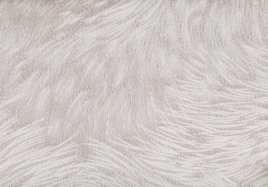 18" X 18" Taupe Velvet Polyester Feather Zippered Pillow
