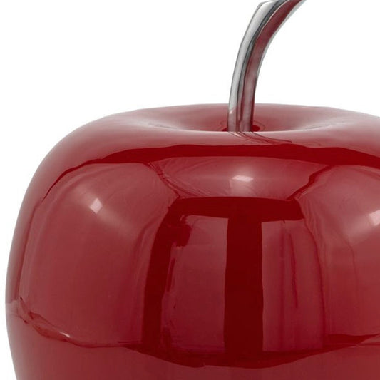 Buffed Red Extra Large Apple Sculpture