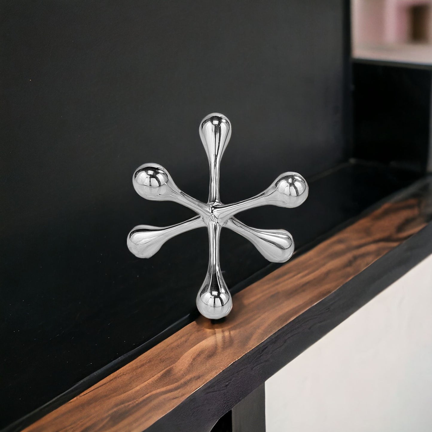 7" Silver Buffed Aluminum Decorative Jack