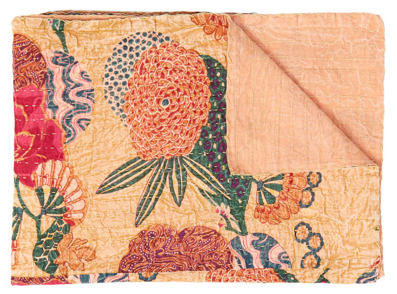 50" X 70" Multi Colored Eclectic Bohemian Traditional Throw Blankets
