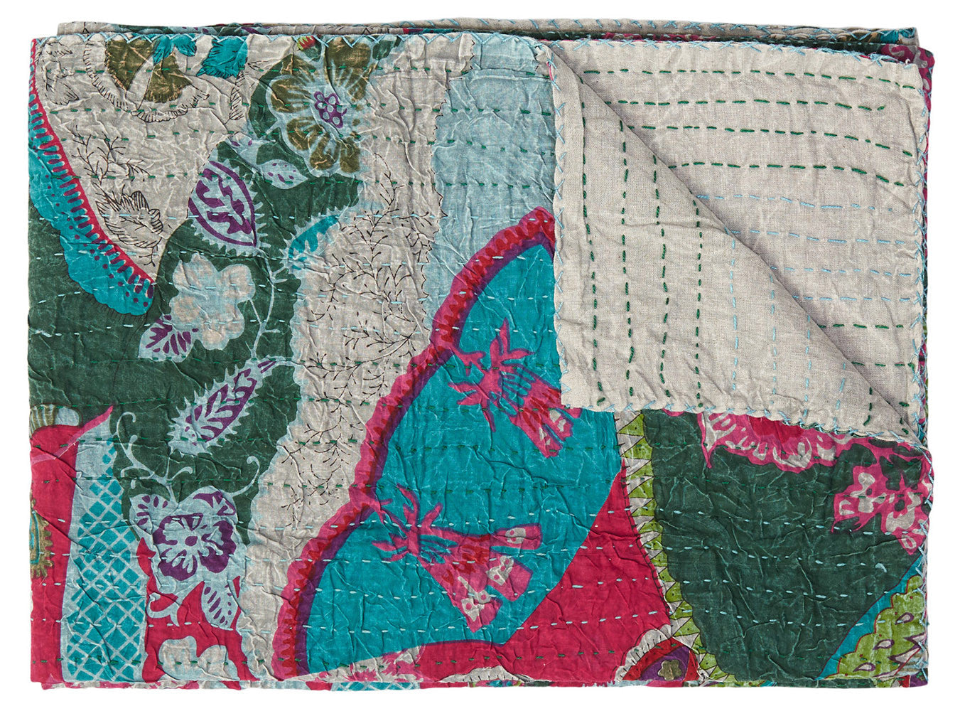 50" X 70" Multi Colored Eclectic Bohemian Traditional Throw Blankets