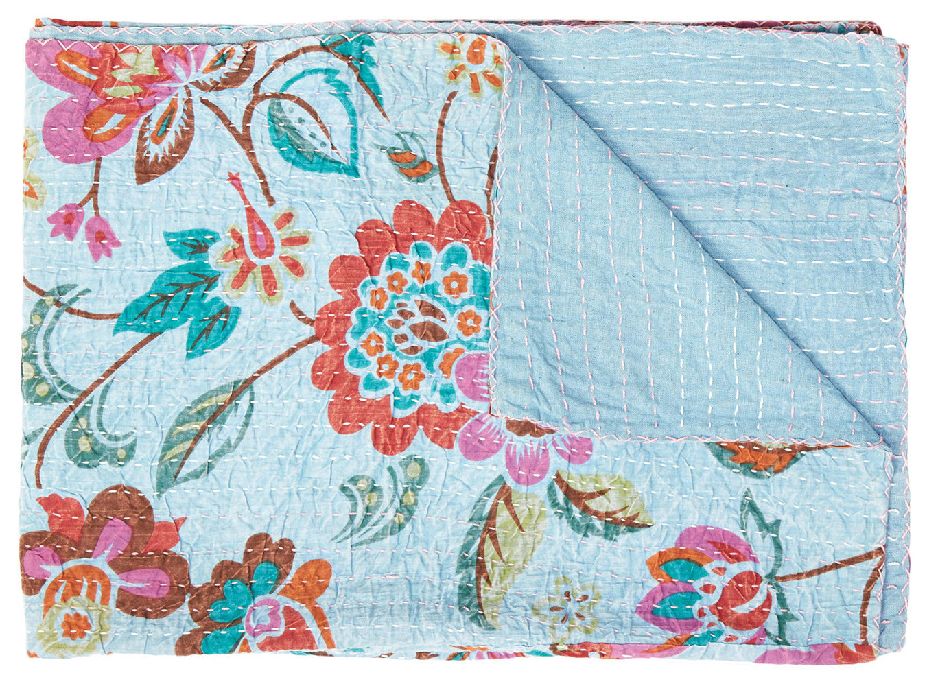 50" X 70" Multi Colored Eclectic Bohemian Traditional Throw Blankets