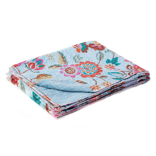 50" X 70" Multi Colored Eclectic Bohemian Traditional Throw Blankets