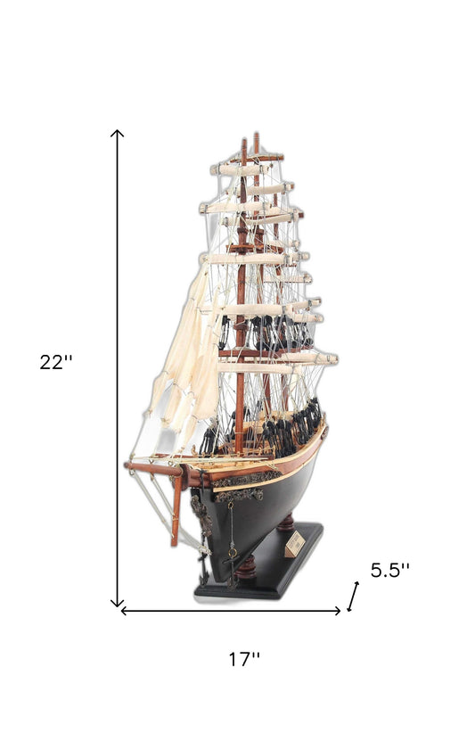 5.5" X 22" X 17" Smallcutty Sark