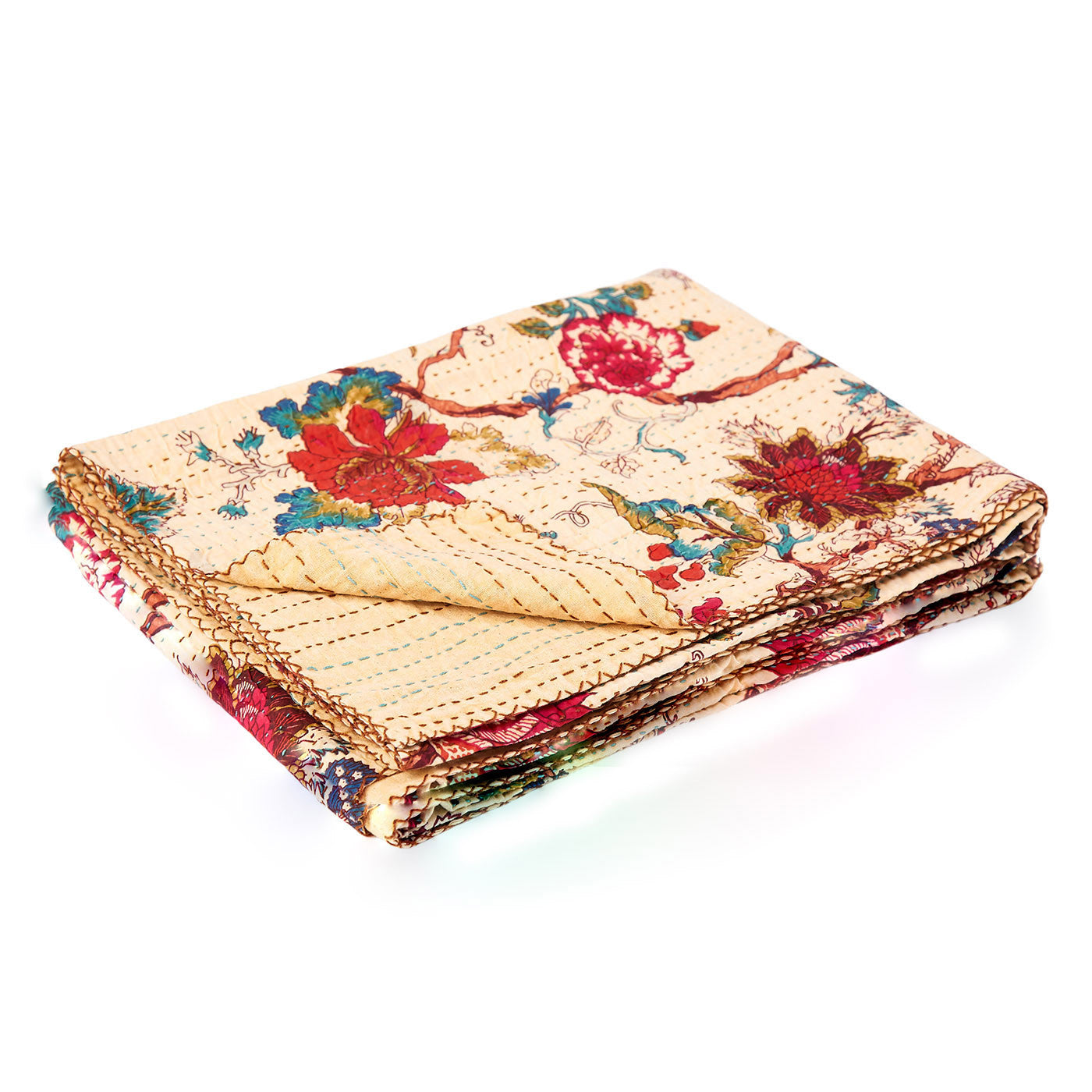 50" X 70" Multi Colored Eclectic Bohemian Traditional Throw Blankets