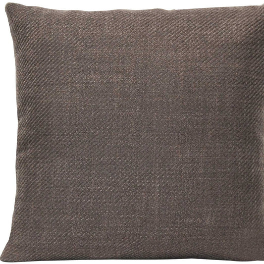 Mocha Tweed 18 Square Pillow