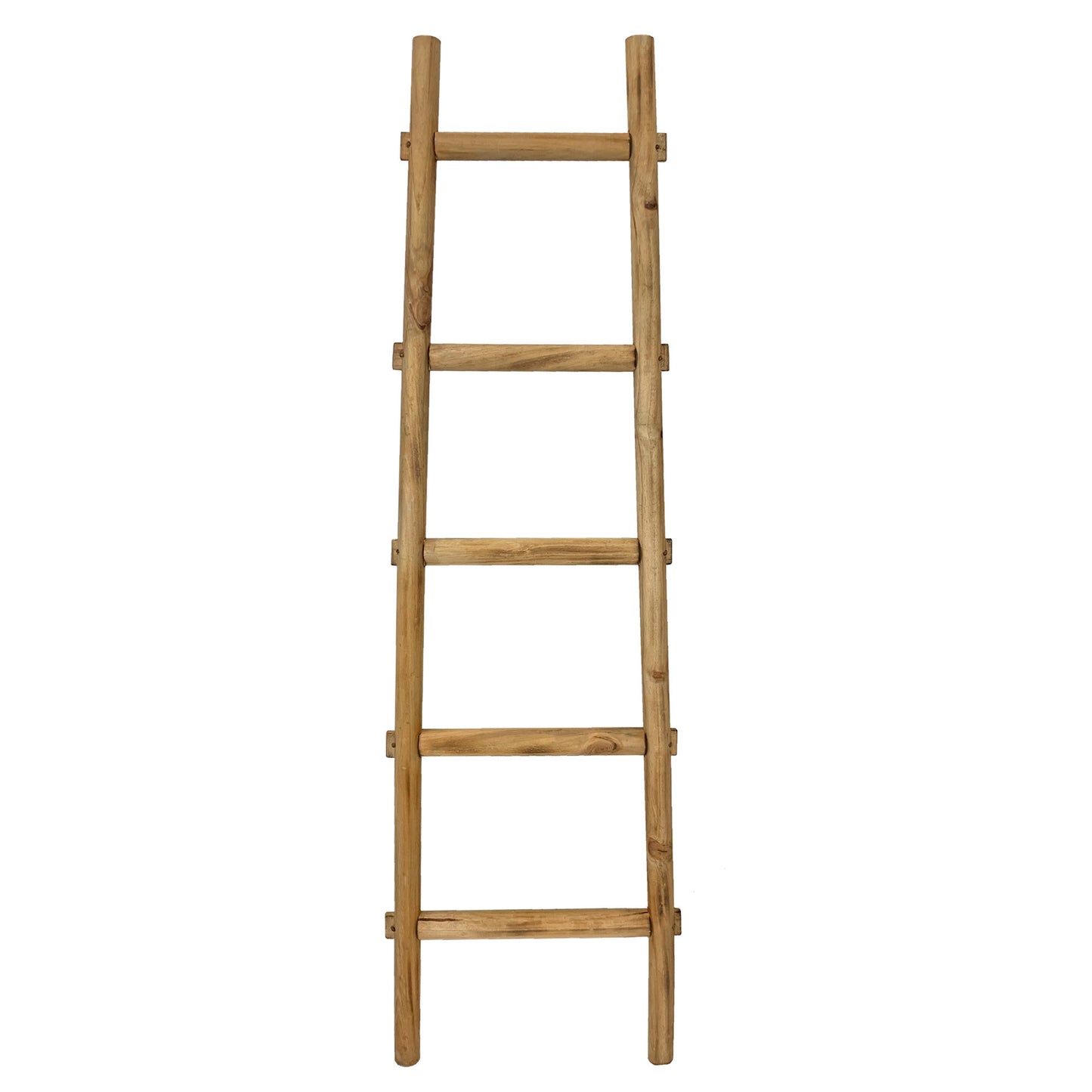 59" X 18" X 2" Brown Decorative Ladder Shelve