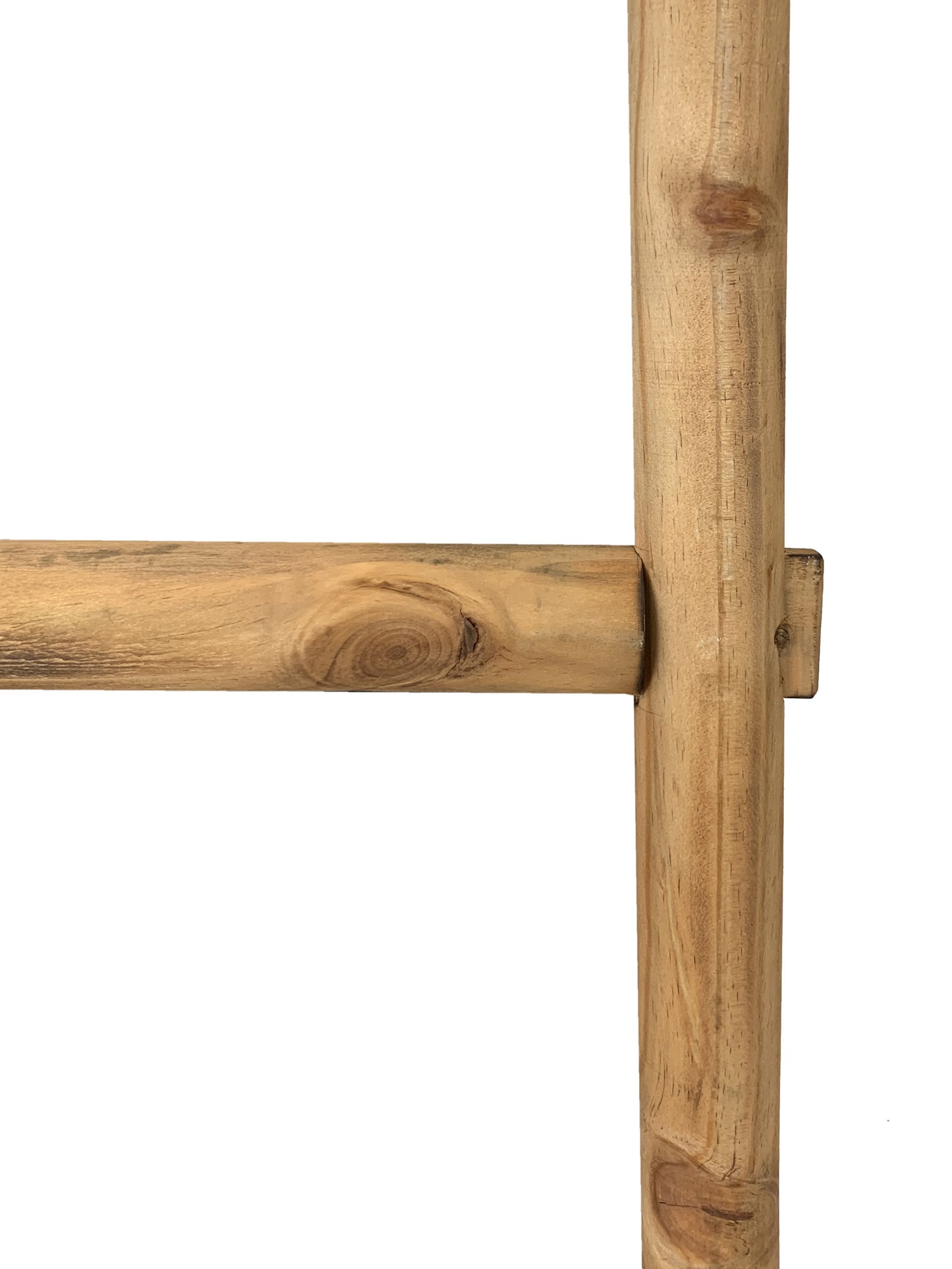 59" X 18" X 2" Brown Decorative Ladder Shelve