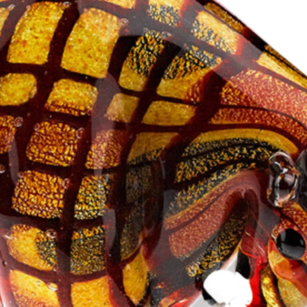 9 Multicolor Large Bull Art Glass