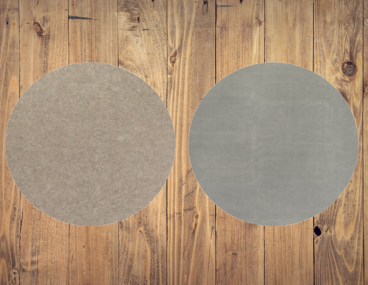 6" Round Grey Non Slip Rug Pad