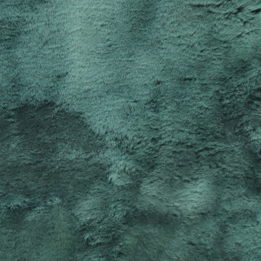 Emerald Faux Fur Solid Color Plush Throw