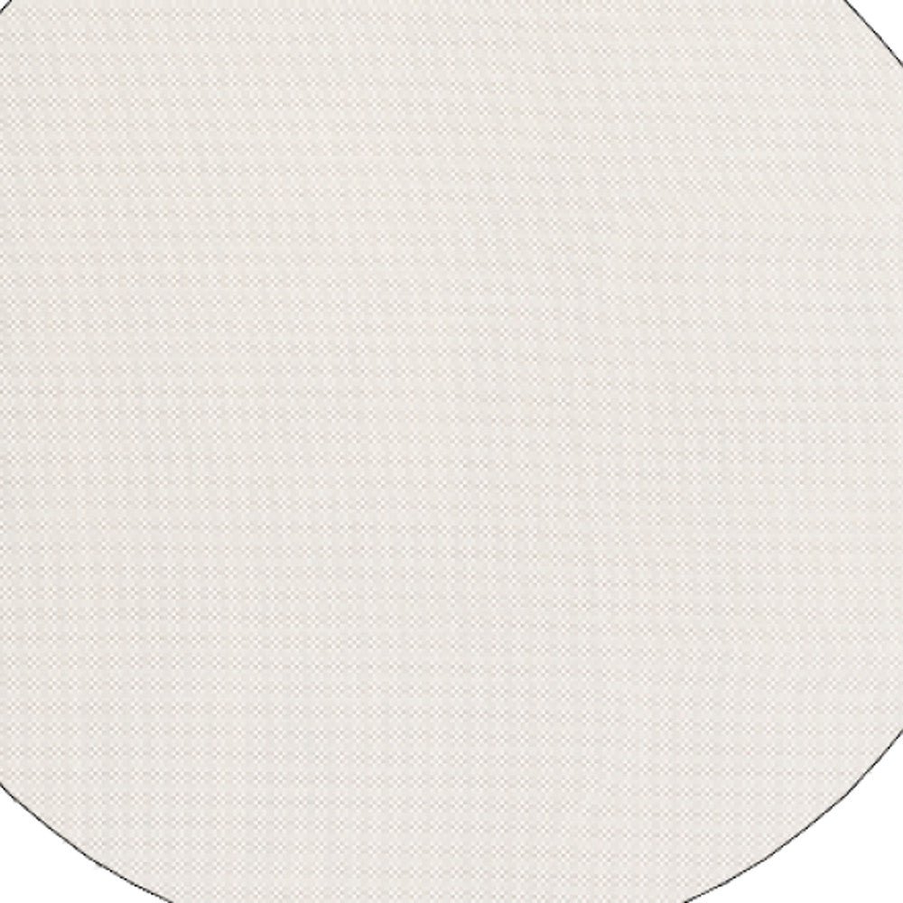 6" Round Basic Beige Non Slip Rug Pad