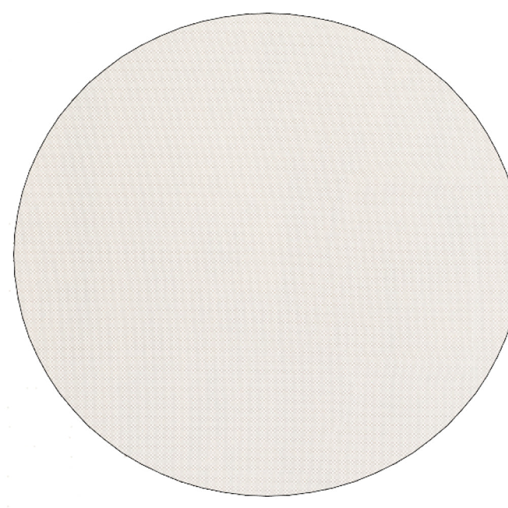 6" Round Basic Beige Non Slip Rug Pad