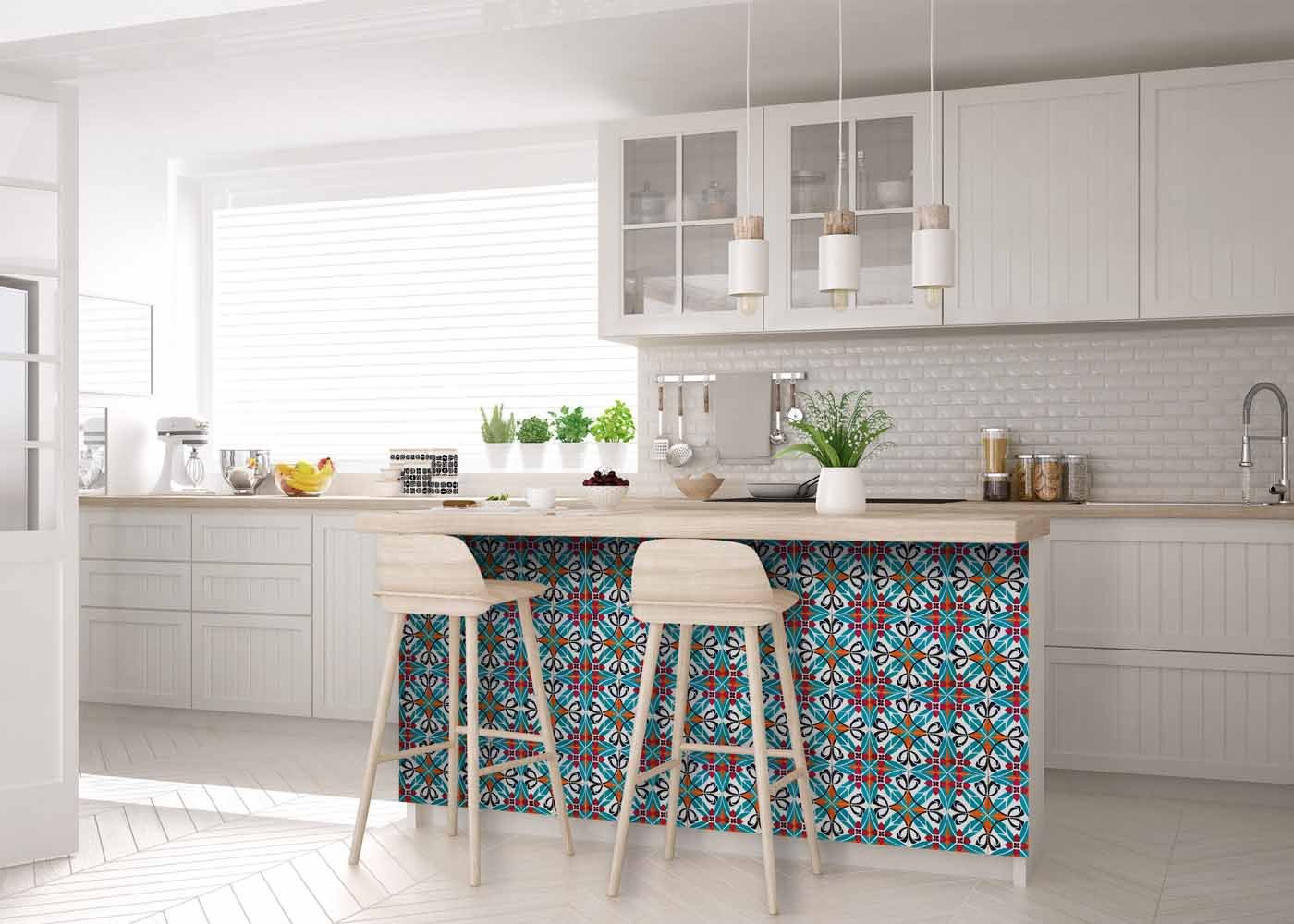 7" X 7" Cali Venice Removable Peel And Stick Tiles