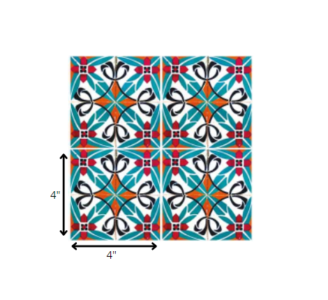 4" X 4" Cali Venice Removable Peel And Stick Tiles