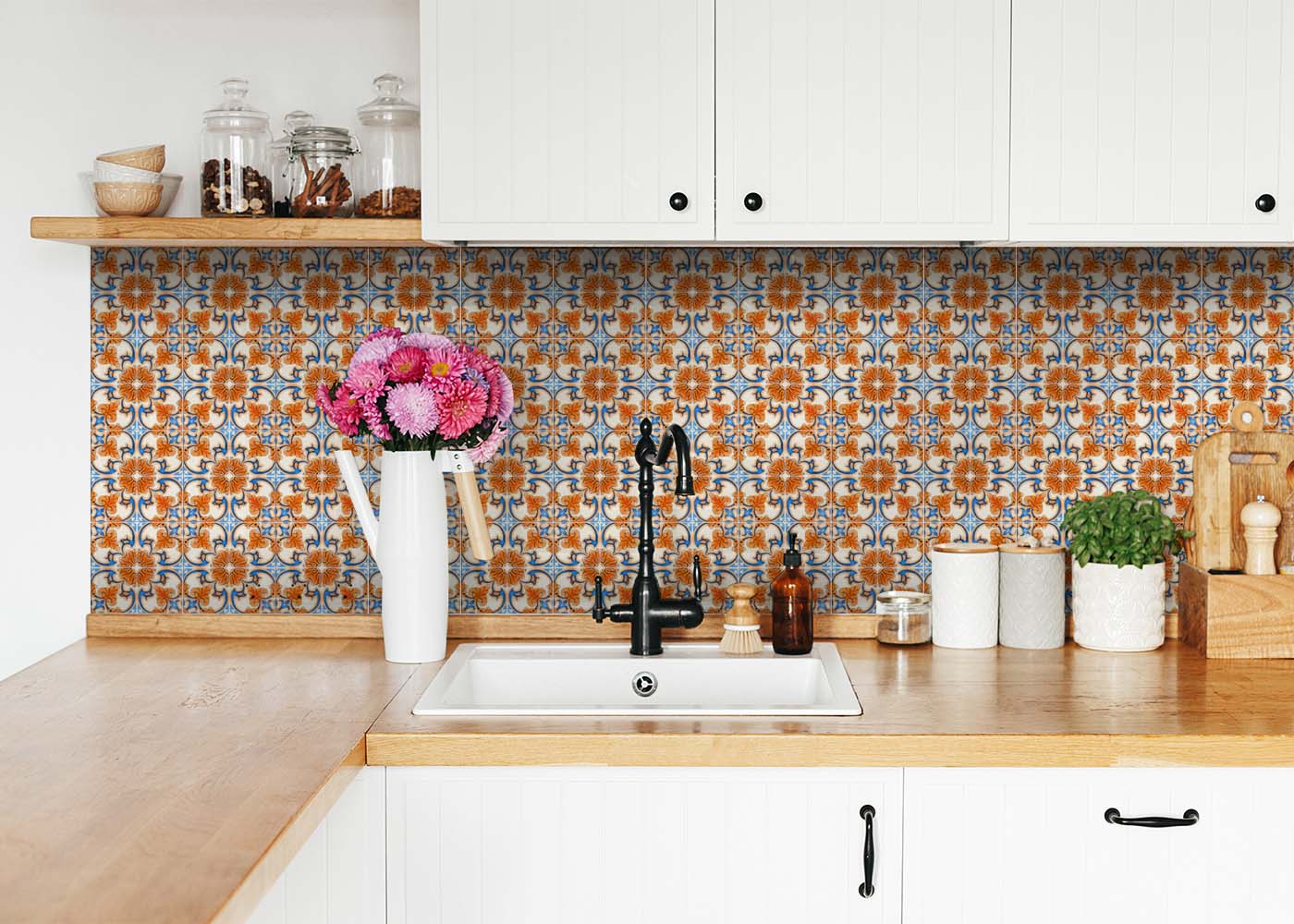5" X 5" Queen Mosaic Removable Peel And Stick Tiles