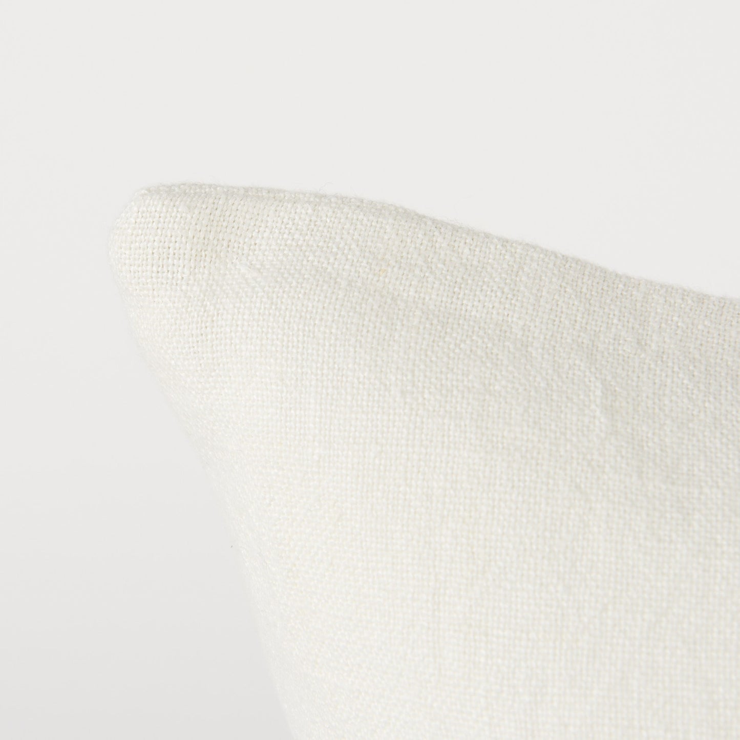 Off White Pillow Cover With Ash Gray Stripes