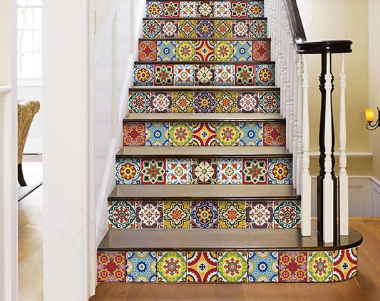 7" X 7" Mediterra Mosaic Peel and Stick Tiles