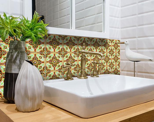 7" X 7" Gloria Removable Peel and Stick Tiles