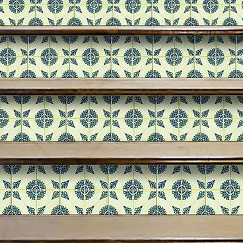 7" X 7" Aegean Orb Removable Peel and Stick Tiles