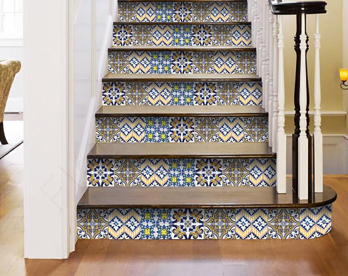 8" X 8" Addison Multi Mosaic Peel and Stick Tiles