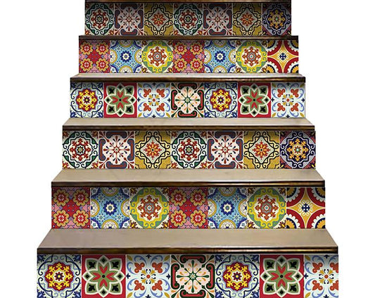 8" X 8" Mediterra Mosaic Peel and Stick Tiles