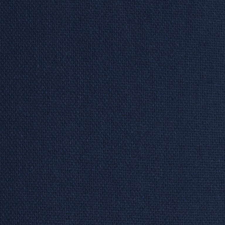 Dark Navy and Natural Jute Throw Pillow