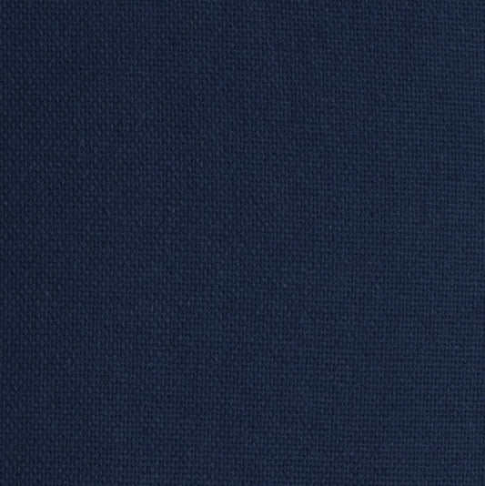 Dark Navy and Natural Jute Throw Pillow