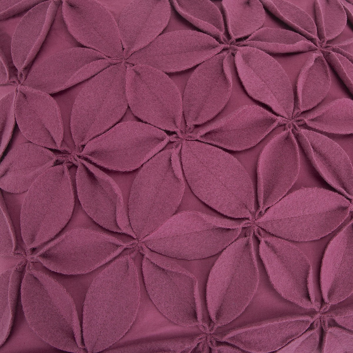 Magenta Plum Pinwheel Floral Down Throw Pillow