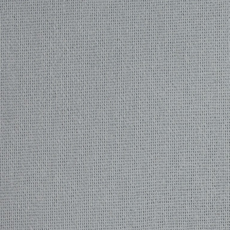 Light Blue and Natural Jute Throw Pillow