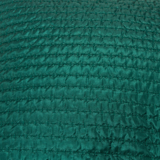Teal Smooth Weaved Modern Throw Pillow