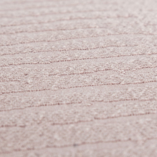 Blush Solid Tonal Abstract Stripe Throw Pillow