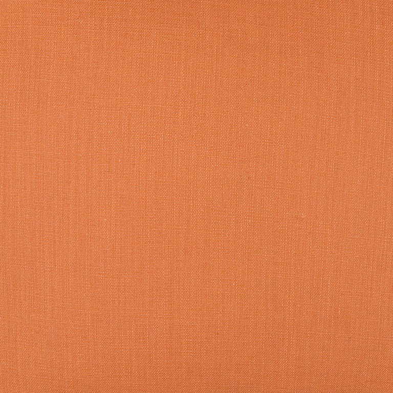 Orange Solid Color Flange Edge Throw Pillow
