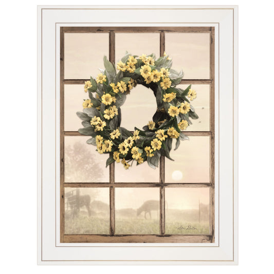 Country Gazing 2 White Framed Print Wall Art